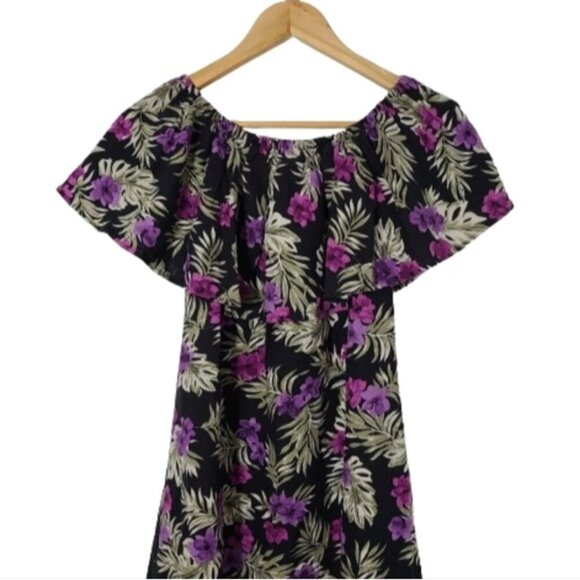 REFORMATION Nashville Off The Shoulder Floral Mini Dress in Lenai Womens Size XS - Picture 3 of 15